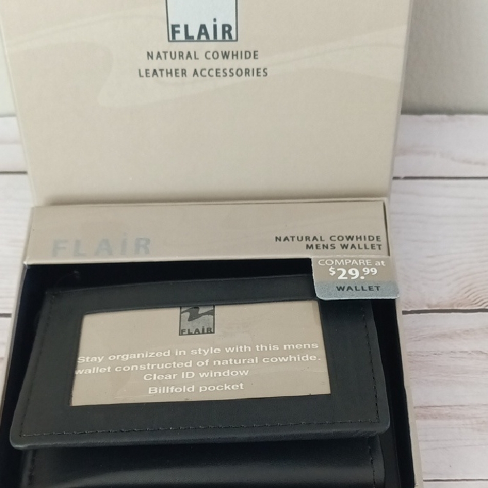 Black Cowhide Wallet